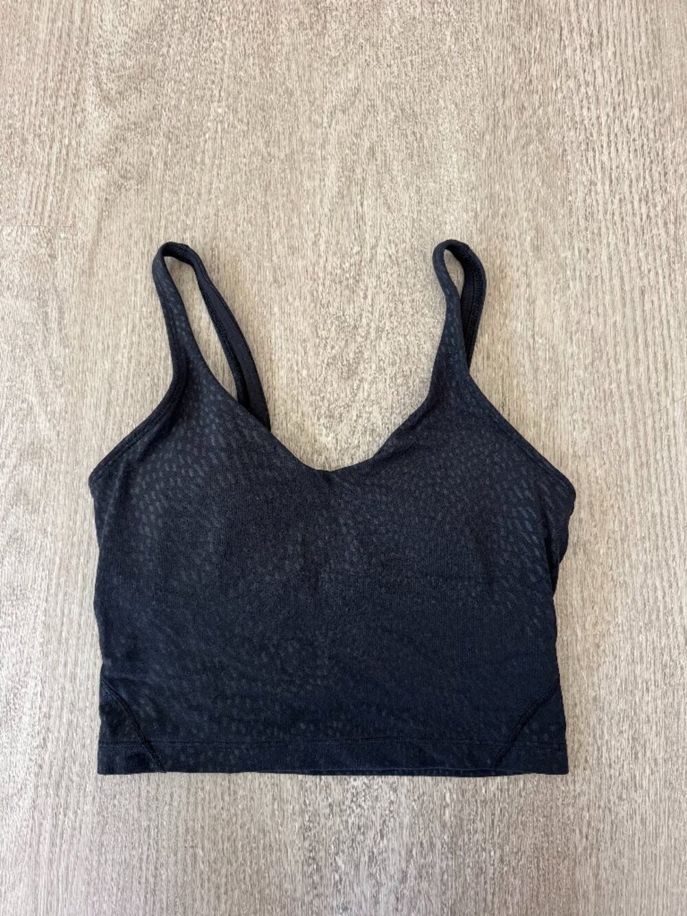 lululemon align tank, black jewel emboss print